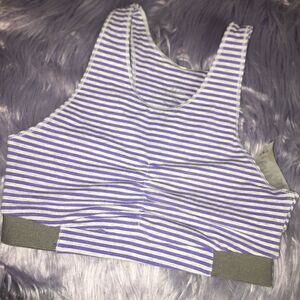 Alternative Striped Sports bra XS